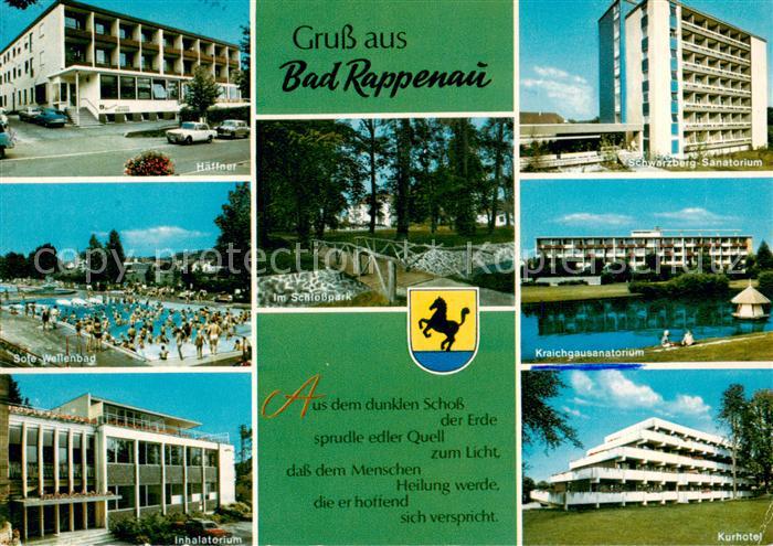 Bad Rappenau Haeffner Sole Wellenbad Inhalatorium Schwarzberg Sanatorium Kraichg