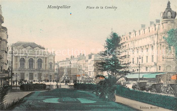 Montpellier Herault Place de la Comédie