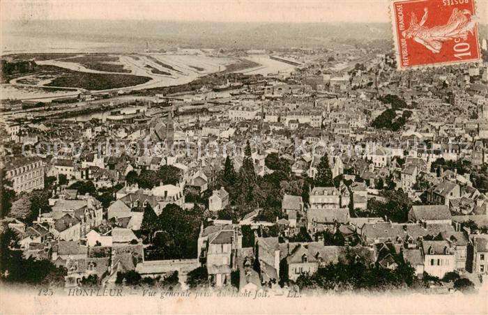 Honfleur Vue Generale prise du Mont Joli