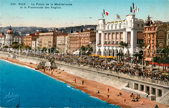 Nice  06 Nizza Palais de la Méditerrannée et Promenade des Anglais