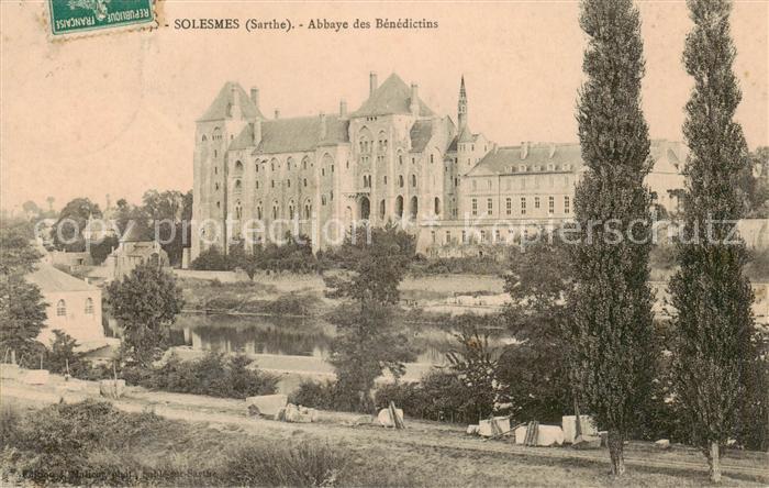 Solesmes 72 Sarthe Abbaye des Bénédictins
