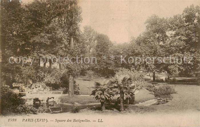 Paris 75 Square des Batignolles