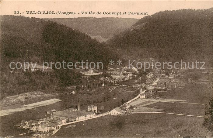 Val-d Ajol Le 88 Vosges Vallee de Courupt et Faymont