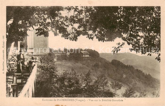 Plombieres-les-Bains Vosges Vue sur la Feuillee Dorothee