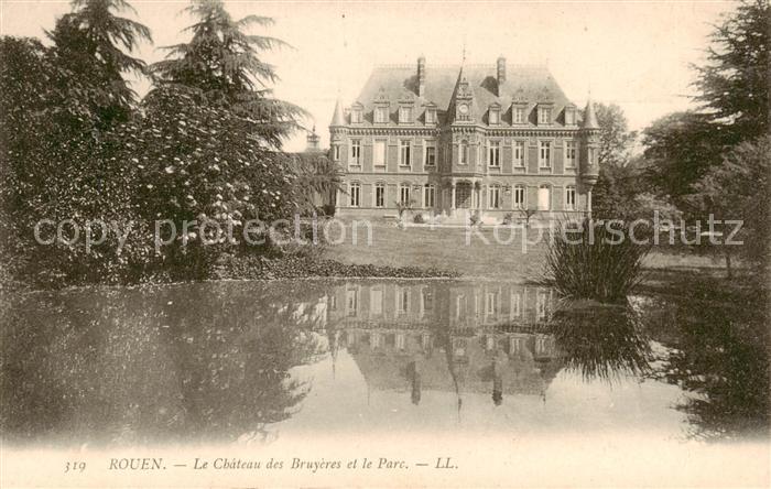 Rouen 76 Le Chateau des Bruyeres et le Parc
