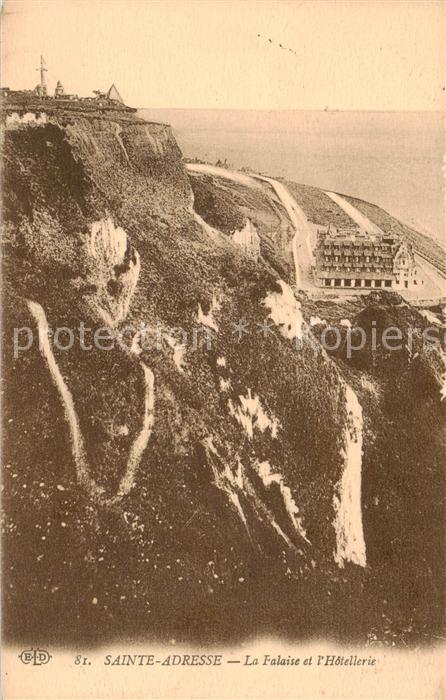 Sainte-Adresse La Falaise et l Hotellerie