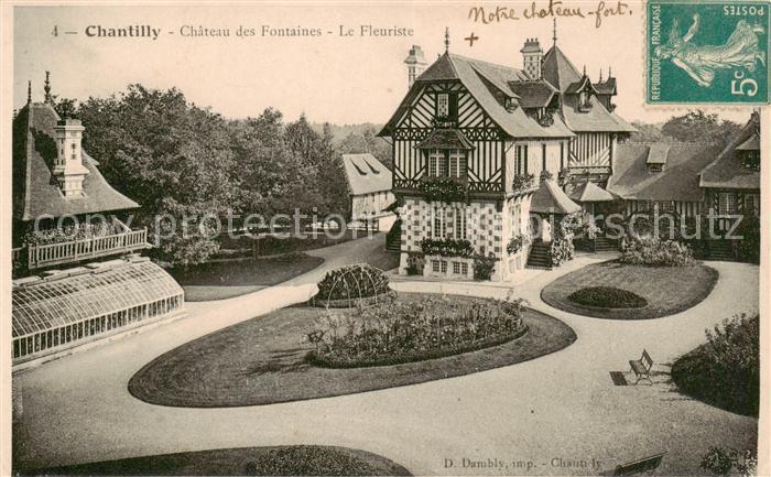 Chantilly 60 Chateau des Fontaines Le Fleuriste