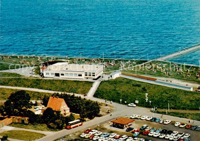 Burhave Strand Fliegeraufnahme