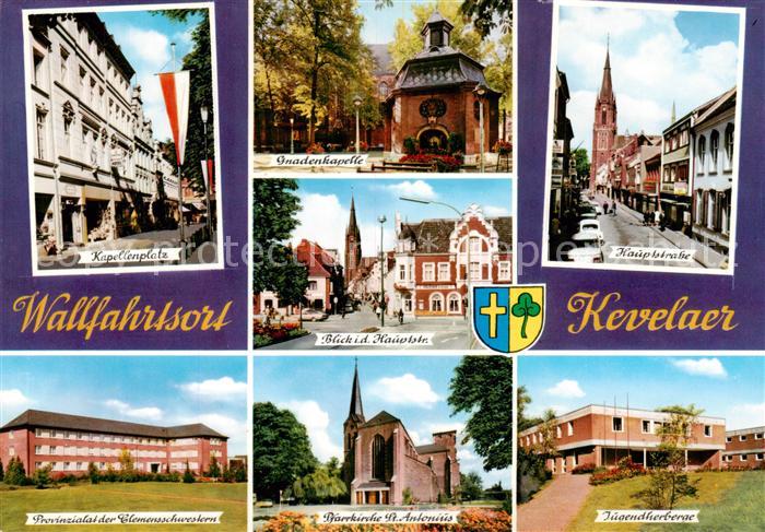 Kevelaer Kapellenplatz Gnadenkapelle Hauptstrasse Provinzialat der Clemensschwes