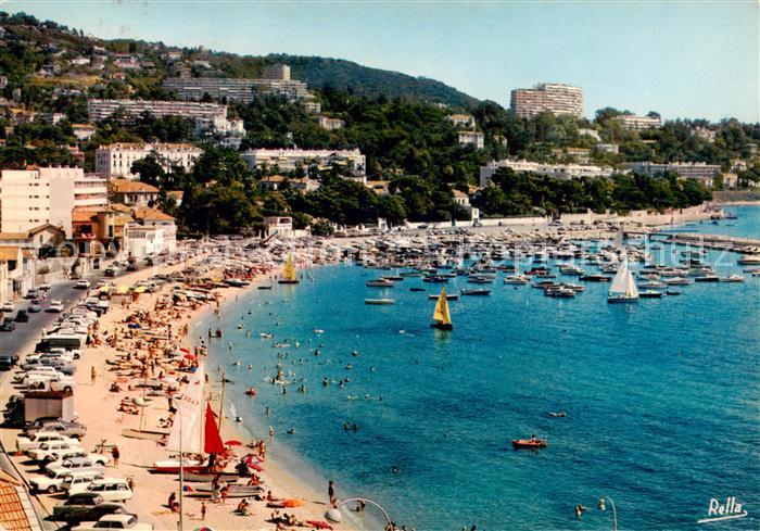 Cannes 06 La plage de l’Est et le port du Mouret Rouge