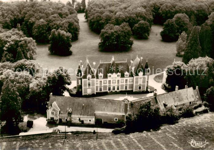 Lhomme 72 Sarthe Chateau de la Gidonniere Vue aerienne
