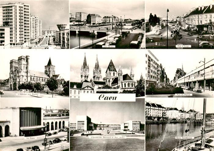 Caen 14 La Gueriniere Abbaye aux Dames La Gare Les Quais Abbaye aux Hommes Unive
