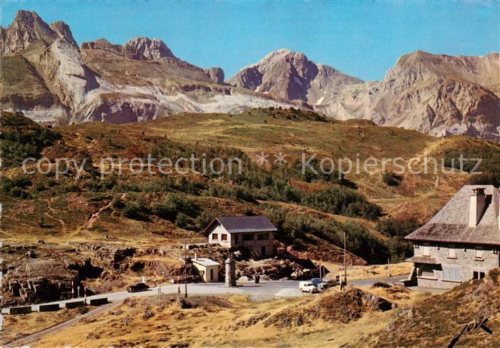Col du Somport 64 Pyrenees-Atlantiques Frontiere d Espagne