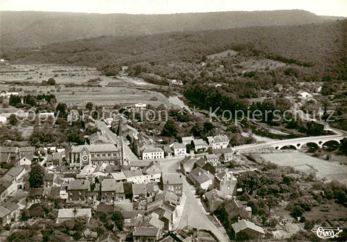 Thilay Centre Bourg et la Semois Vue aerienne