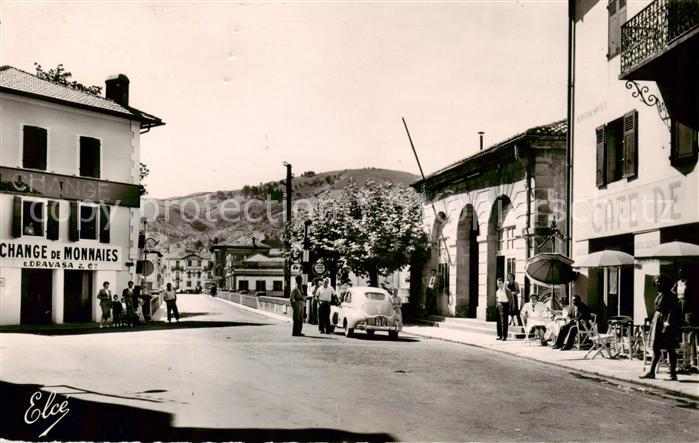 Behobie 64 Pyrenees-Atlantiques Frontiere franco espagnole Le Pont international