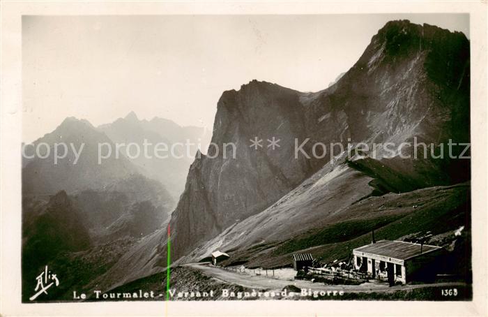 Tourmalet Col du 2461m 65 Hautes-Pyrenees Versant Bagneres de Bigorre