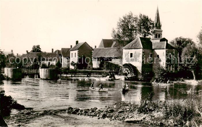 Nogent-sur-Loir La Barrage et le Moulin