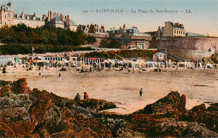 Saint-Malo 35 La Plage de Bon Secours