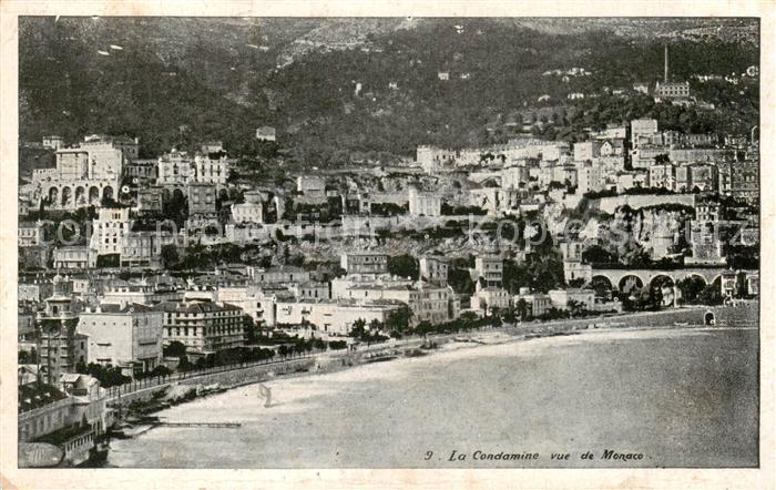 Monaco La Condamine vue de Monaco