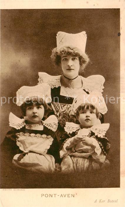 Pont-Aven Mutter mit 2 Kindern