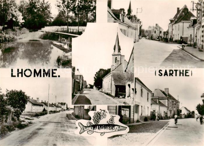 Lhomme 72 Sarthe Vue partielle