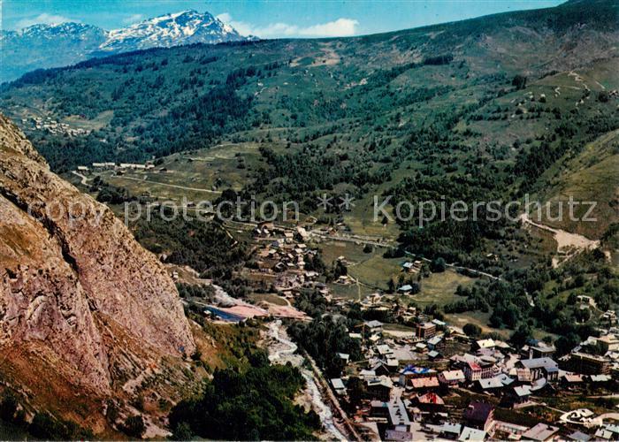 Valloire 73 Savoie Vue generale aerienne