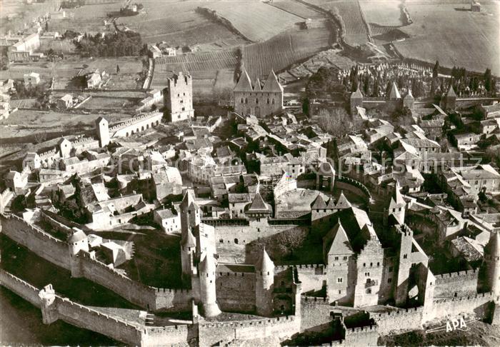 Carcassonne 11 Aude La Cite Vue aerienne