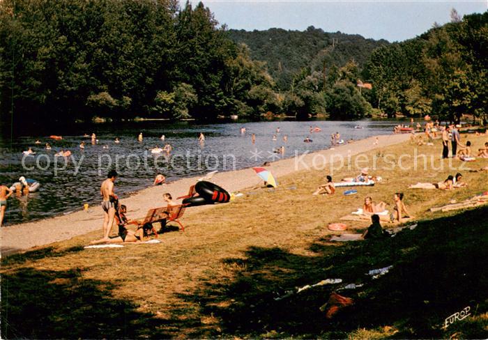 Cadouin 24 Dordogne Le Buisson de Cadouin La Plage au bord de la Dordogne