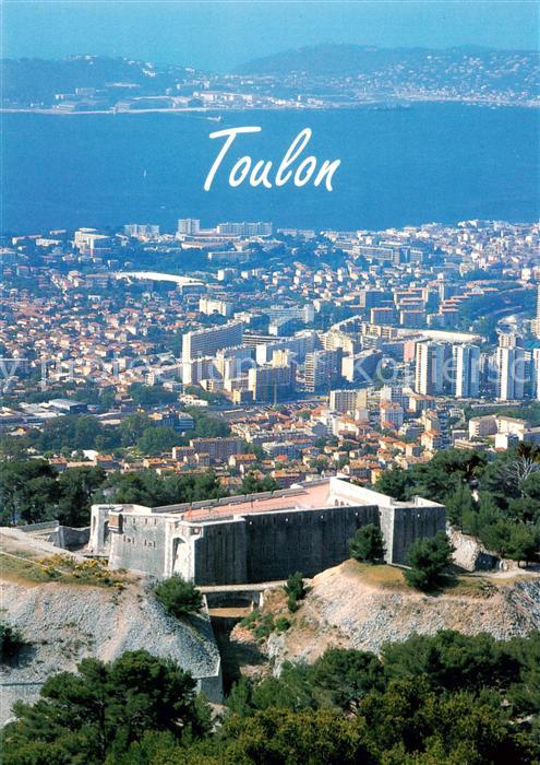 Toulon -sur-Mer 83 Var La plus belle rade d’Europe Vue du Mont Faron