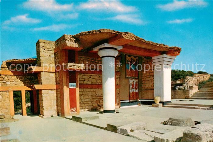 Knossos Cnosse Kreta Crete Greece Portico Sud