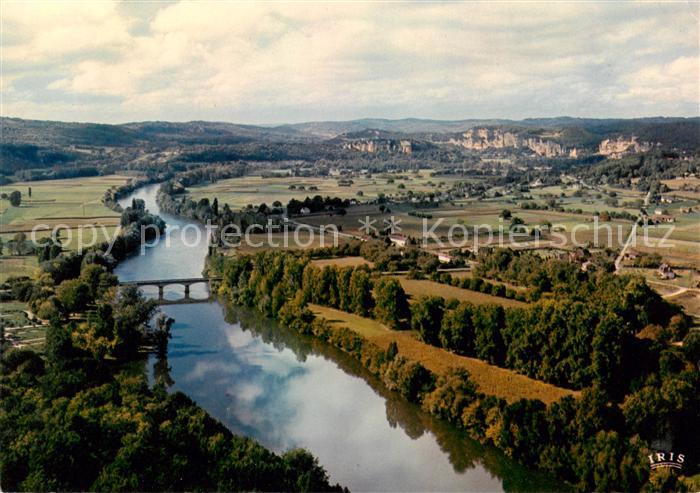 Domme 24 Dordogne Ancienne Bastide du Perigord Panorama sur la vallee de la Dord