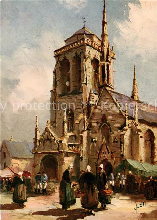 Locronan 29 Finistere Eglise