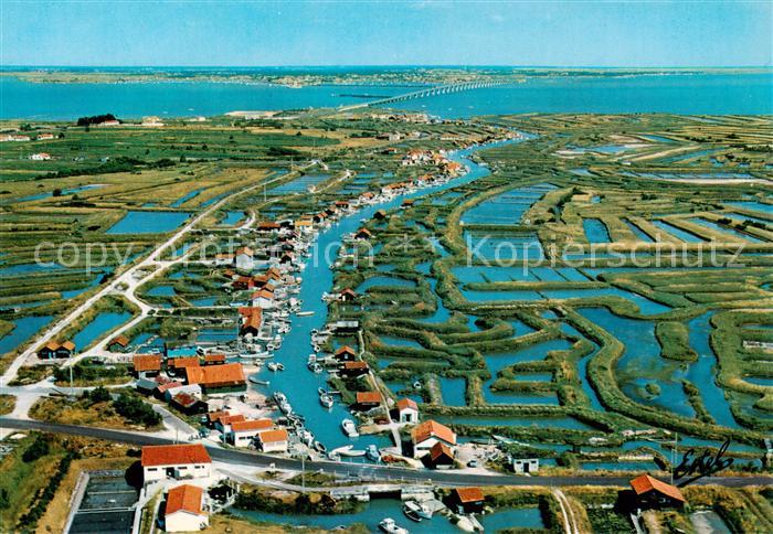 Ile d Oleron 17 Charente-Maritime Le port ostreicole d’Ors et ses claires Vue ae