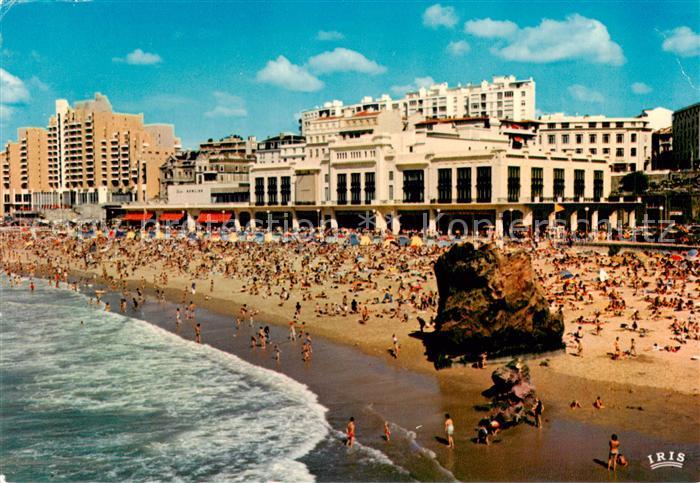 Biarritz Pyrenees Atlantiques Le Casino et la Plage