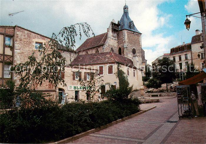 Bergerac La place Pelissiere L’eglise Saint Jacques
