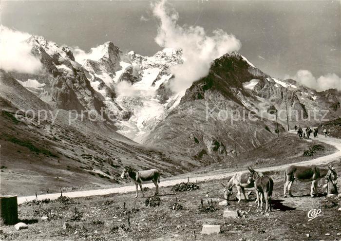 Col du Lautaret 04 Route du Col Massif de la Meije et Glacier de l Homme