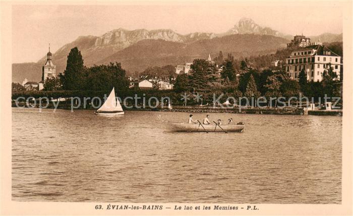 Evian-les-Bains 74 Le lac et les Memises
