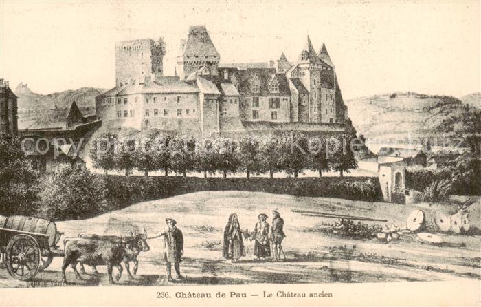 Pau 64 Chateau de Pau Le Chateau ancien