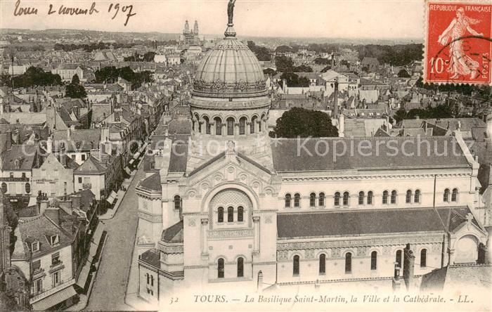 Tours 37 La Basilique Saint Martin la Ville et l