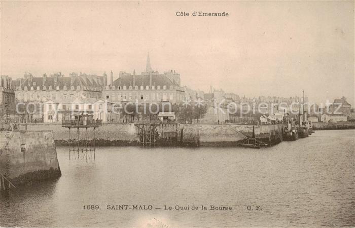 Saint-Malo 35 Le Quai de la Bourse