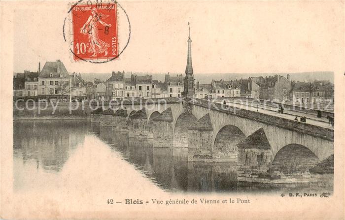 Blois 41 Vue generale de Vienne et le Pont