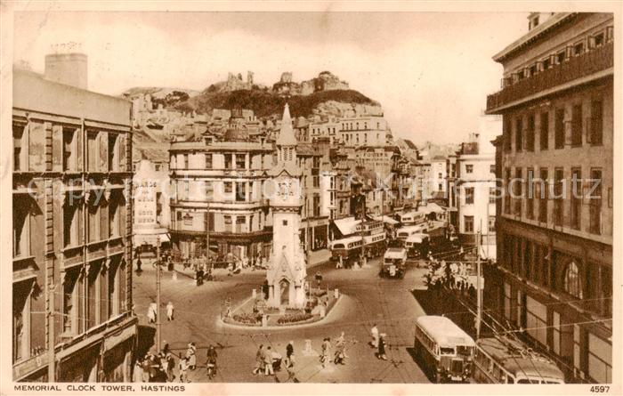 Hastings East Sussex UK Memorial Clock Tower