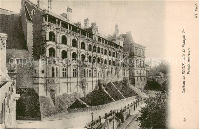 Blois 41 Aile de Francois I Facade exterieure