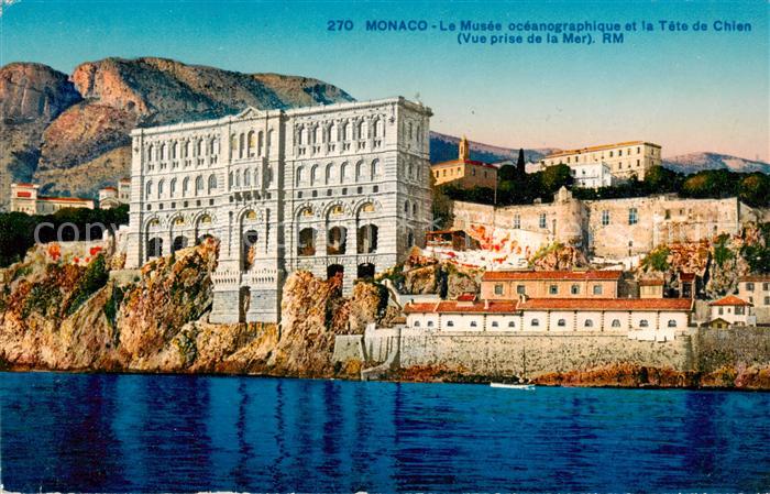 Monaco Le Musee oceanographique et la Tete de Chien