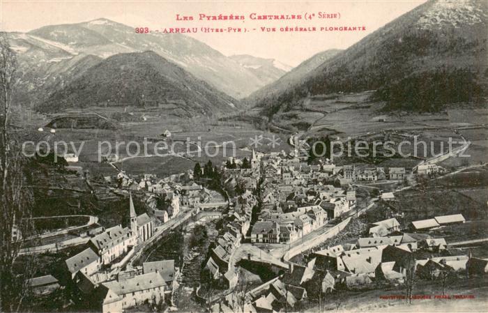 Arreau Vue generale plongeante