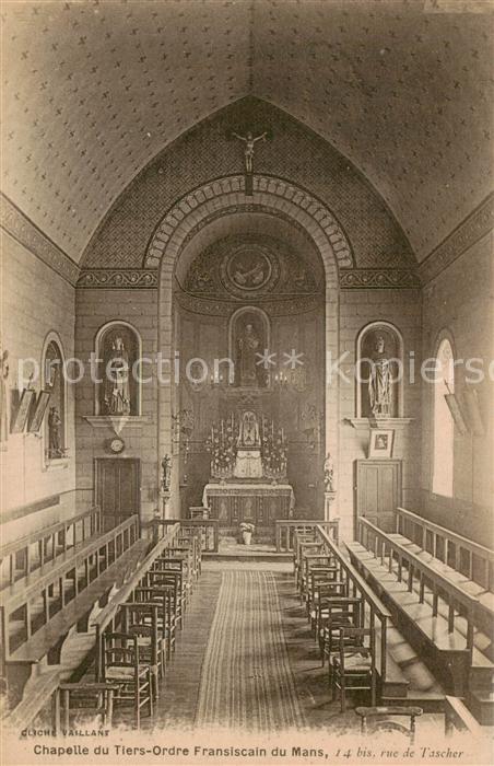 Le Mans Sarthe Chapelle du Tiers Ordre Fransiscain du Mans