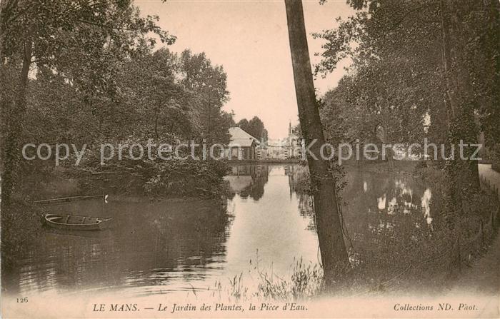 Le Mans Sarthe Le Jardin des Plantes la Piece d Eau