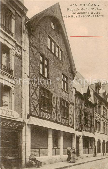 Orleans 45 Loiret Facade de la Maison de Jeanne d’Arc