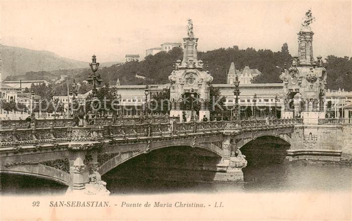 San Sebastian  Pais Vasco ES Puente de Maria Christina