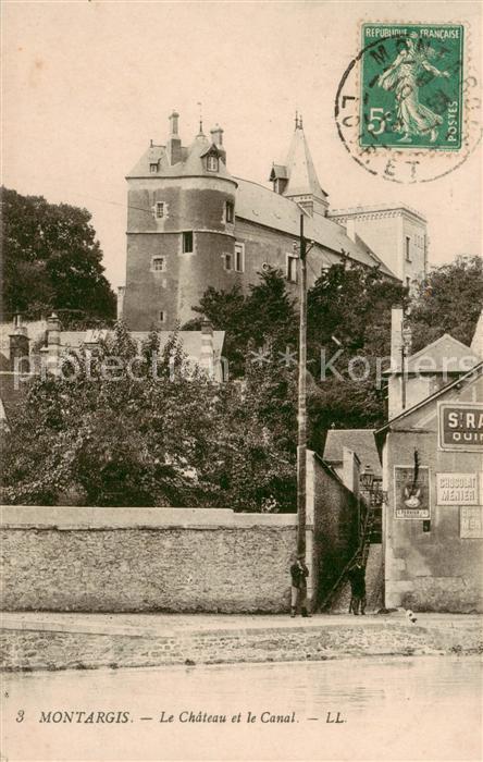 Montargis 45 Le Chateau et le Canal